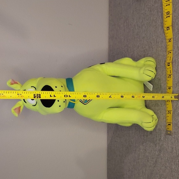 Scooby-Doo 12" Neon Fluorescent Green Stuffed Plush Animal Toy Factory Stuffie - Picture 9 of 9